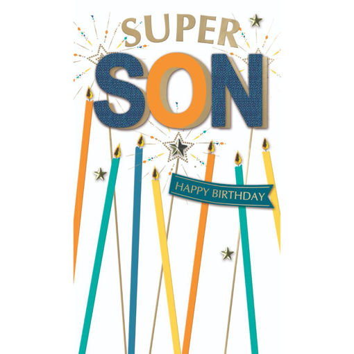 Picture of SUPER SON BIRTHDAY CARD